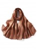 Solid Color Silk Feeling Scarf